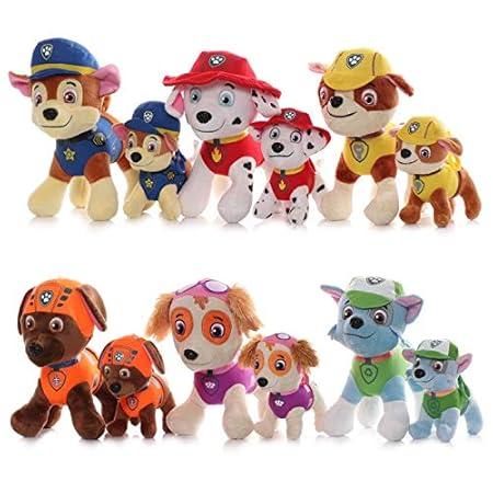 Paw patrol dog soft doll | Dog Stuffed Animal Cartoon Characters Soft