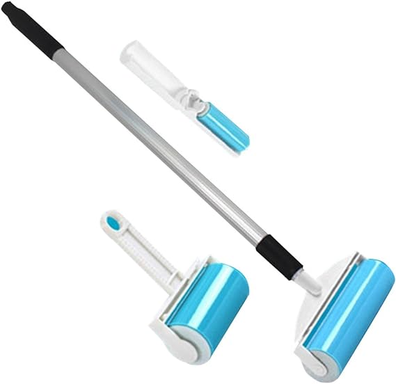 Roller Dog Cat Hair Remover - Reusable Sticky Washable Pet Hair Roller