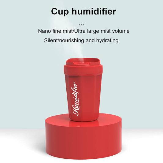 Coke Cup Humidifier Car Home USB Aroma Diffuser Summer Flame Air Coke