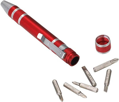 8 in 1 screwdrivers tool pen | Precision Pocket Screwdriver Set Mini
