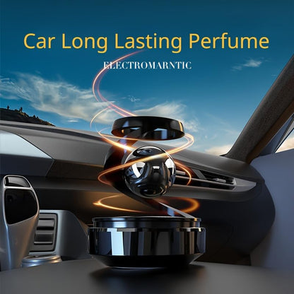 Star Solar Powered Levitating Ball Air Freshener for Car Dashboard, Aesthetic Car