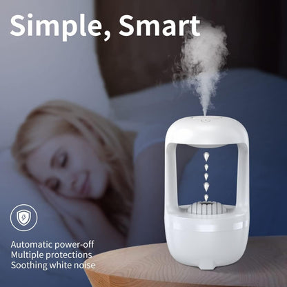 Cool Mist Humidifiers for Bedroom with Cute Water Drops &amp; Light Effects,