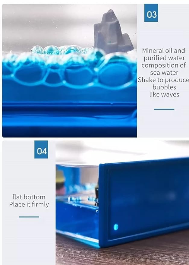 Car Dashboard Cruise Ship Fluid Drift Bottle Boat Floating | Moving Titanic