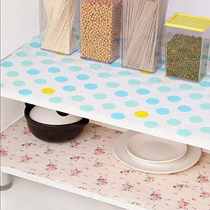 Refrigerator Mats Shelf Liners Fridge Mats Drawer Table (- size 45x160cm