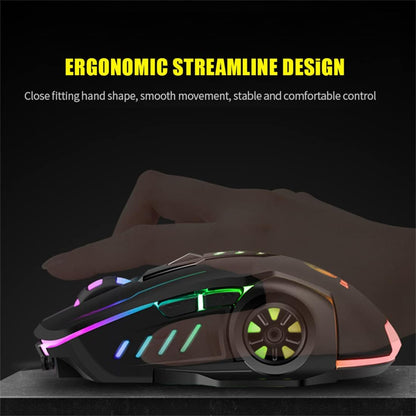Gaming Glowing Mouse Backlit E-sports Colorful LED Light Mouse For Laptop PC
