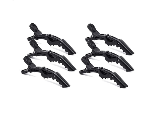 (Pack Of 6) Professional Hair Sectioning Crocodile Hairdressing Clips For Women