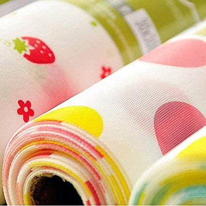 Refrigerator Mats Shelf Liners Fridge Mats Drawer Table (- size 45x160cm
