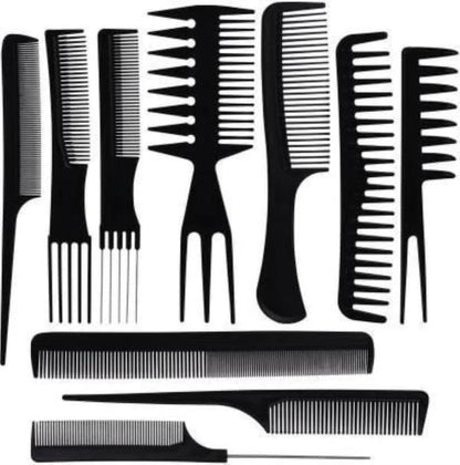 (10 Pcs) Multipurpose Salon Hair Styling Hairdressing hairdresser Barber Combs Professional Comb