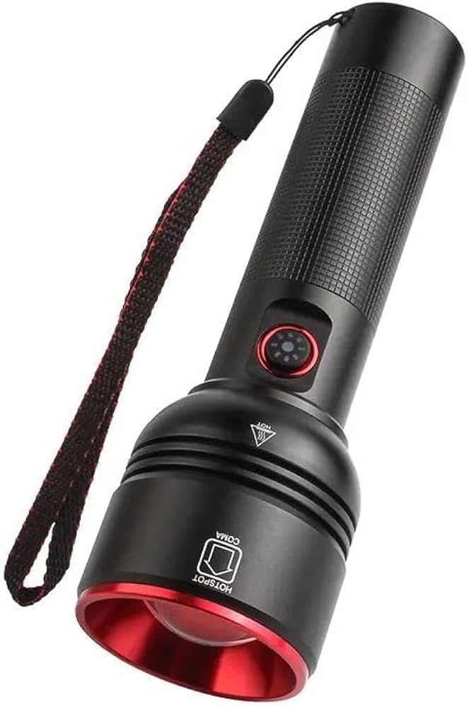 CB2208 Aluminium Alloy Flashlight 1000w Wick with 26650 Battery Strong, Durable Light