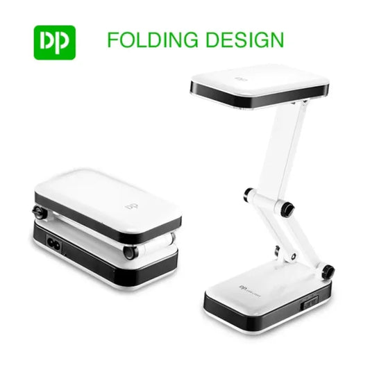 DP LED 666 - Portable Folding LED Desk Lamp with Adjustable Brightness