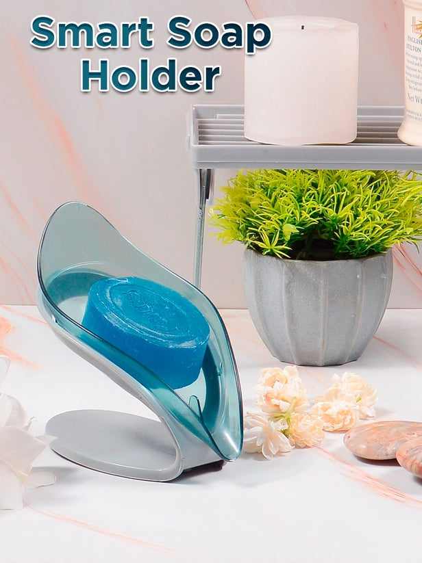 Smart Soap Holder For Bathroom | Wall Mounted Soap Bar, Kitchen, Bathroom