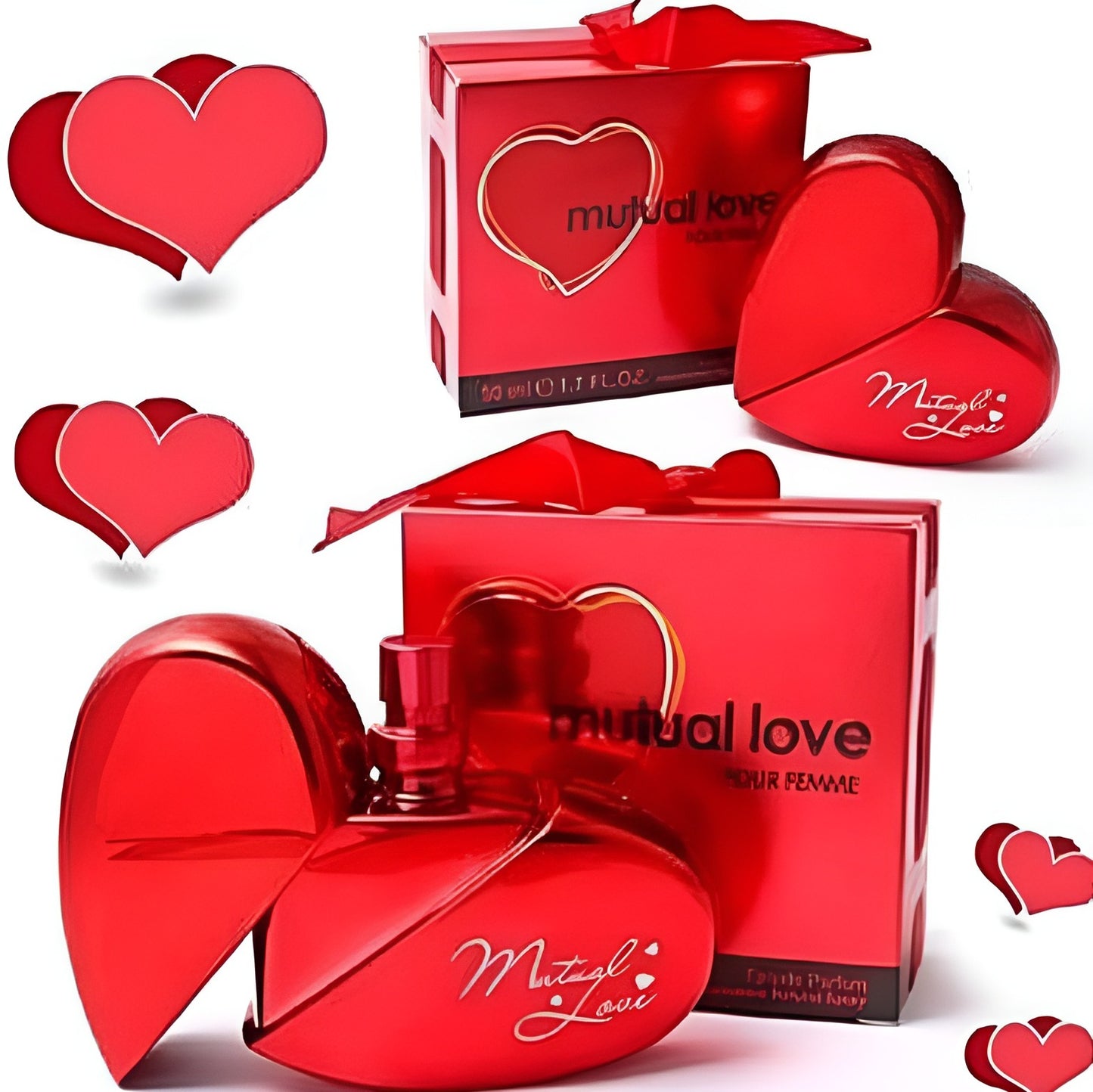 Mutual Love Perfume For Women Heart Shape Bottle EDP 50 ML