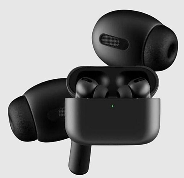 Premium Wireless Black AirPods Replica Sleek Design, Superior Sound, Affordable Luxury