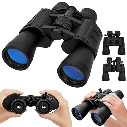 100x180 High Power Auto Focus Binoculars BAK4 Hunting Monoculars Night Vision (Random