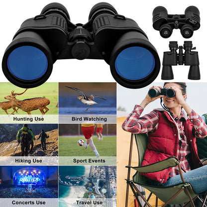 100x180 High Power Auto Focus Binoculars BAK4 Hunting Monoculars Night Vision (Random
