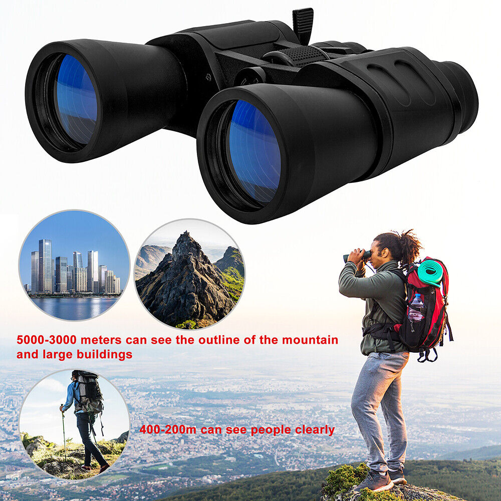 100x180 High Power Auto Focus Binoculars BAK4 Hunting Monoculars Night Vision (Random