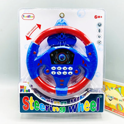 Simulation Driving Car Steering Wheel Learning Toy For Kids (random color)