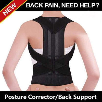 Back pain relief posture corrector belt