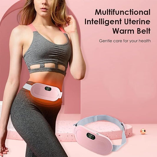 Heating Pad women Period Pain Cramp Relief Belt -Portable Menstrual Heating Pad,