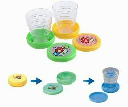 Pack of 2 Magic Glass for Kids, Folding Collapsible Magic Cup,