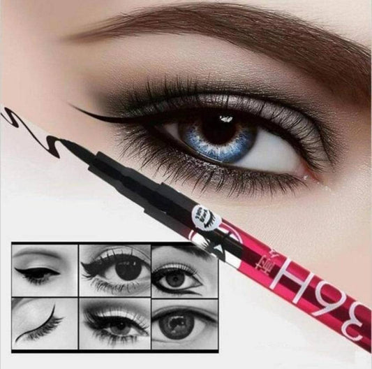 (Pack of 06) YANQINA 36H Precision Liquid Waterproof Eyeliner Pencil | Eye