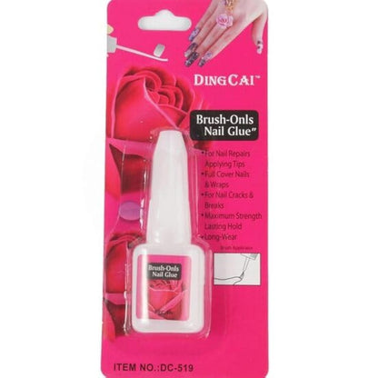 Nail Glue Strong Glue for Nail Polish, Soft Adhesive Nails, No Damage