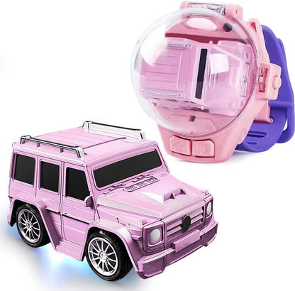 Mini Car with Remote Control Mini Remote Control Car Watch Racing Car