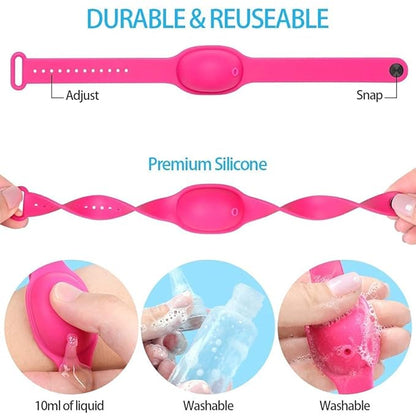Sanitizer Dispenser Bracelets - Portable, Colorful, and Convenient(Pack of 1)