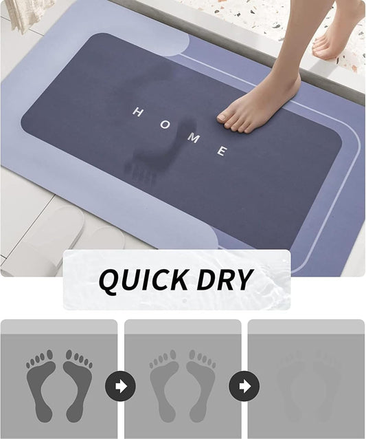 Best Quality Quick-Dry Non-Slip Home Mat Absorbent, Washable Square Floor Mat