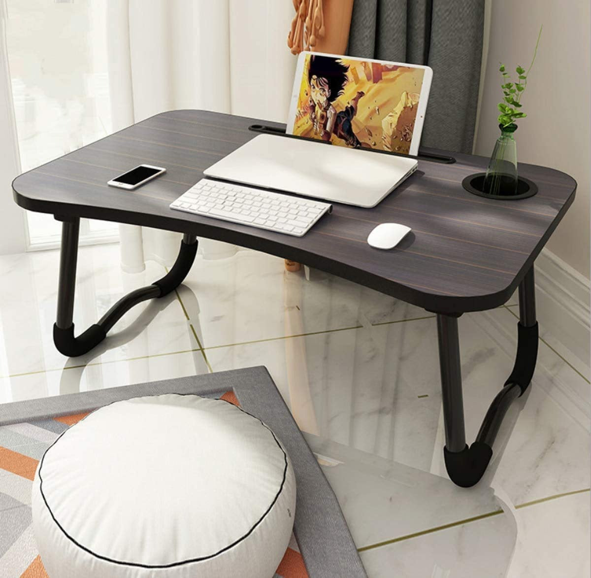 Wooden Laptop Table - Laptop Stand - Floor Table - Laptop table