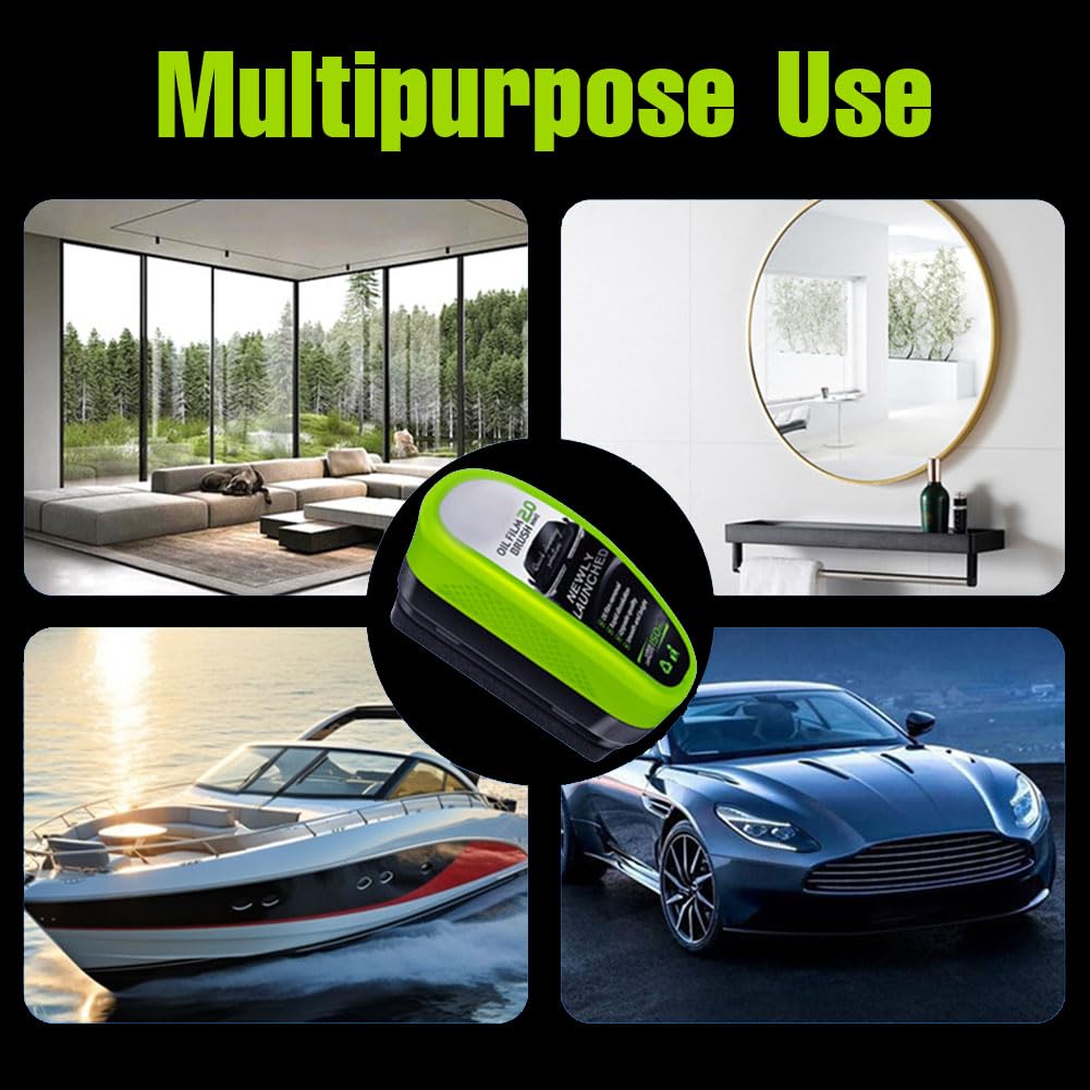 1Pc Oil Film Brush 2.0, Clear Vision Glass Cleaner, Clearview Shield Clear