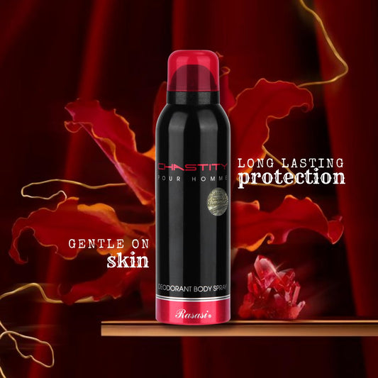 Rasasi Chastity Pour Men Body Spray 200 ML | Best Fragrance Body