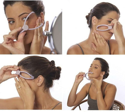 Eyebrow Threading Tool Modern Plastic Cotton Facial &amp; Body Hair Remover