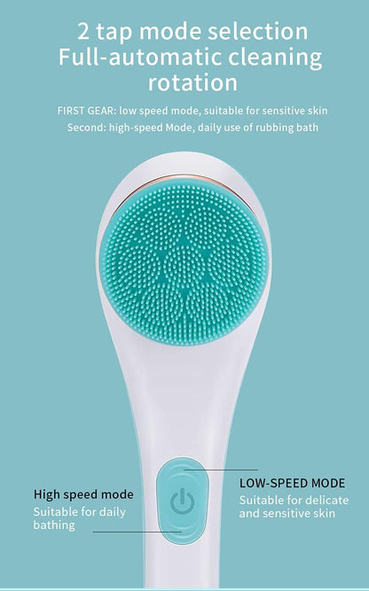 CNAIER Bath and Body Scrub Electric Brush Set - Rechargeable 4 in