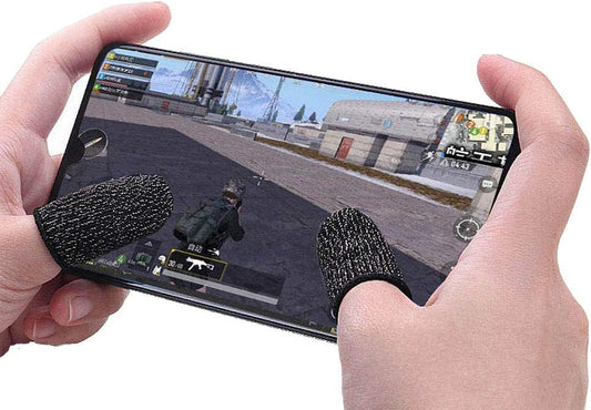 2 Pc Touch Screen Finger Sleeve, Mobile Game Fingering Sleeve, Anti-slip Anti-sweat