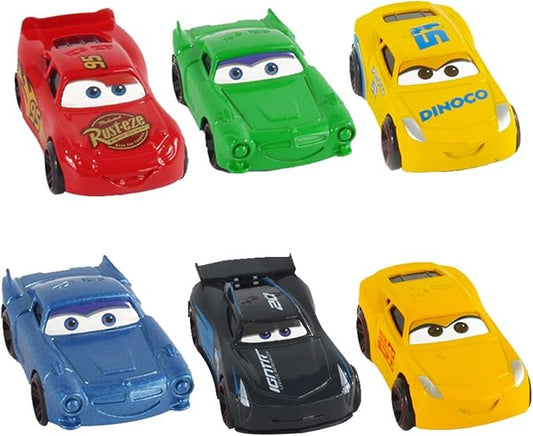 6-Piece Mini Metal Alloy Car Dinky Set Durable Die-Cast Toy Vehicles