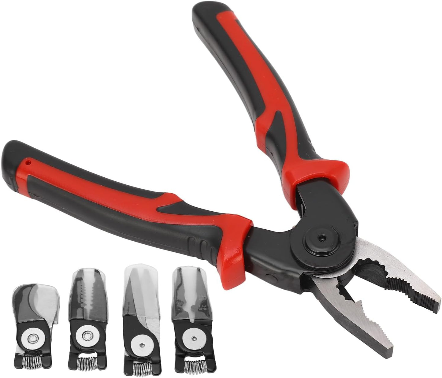 5 in 1 Portable Tool Steel Wire Cutters, 5 Replaceable Heads, Anti