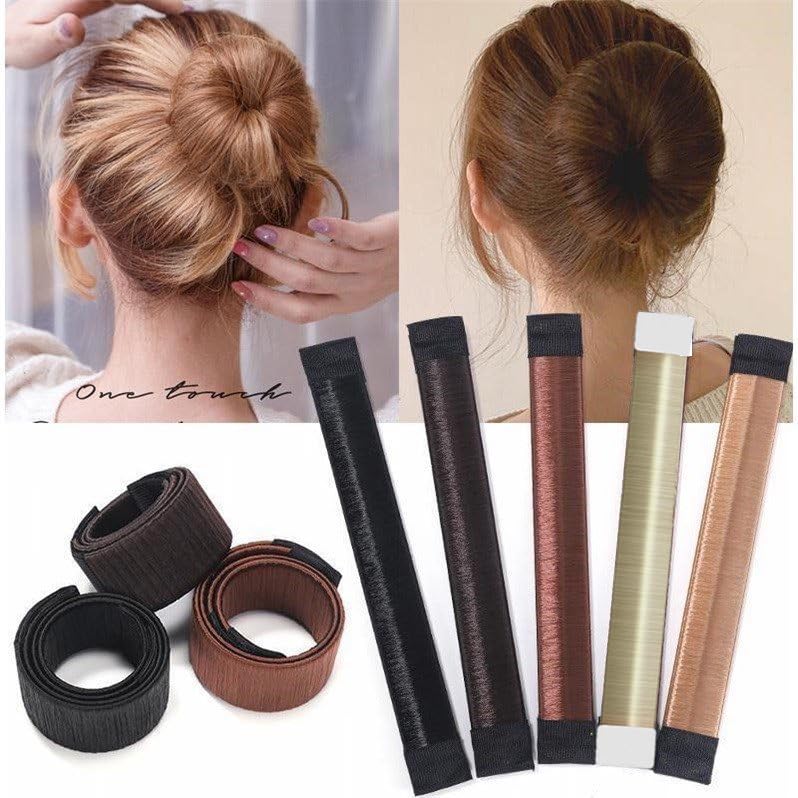 Hair Bun Maker French Twist Hair Fold Wrap Snap for Hair Easy