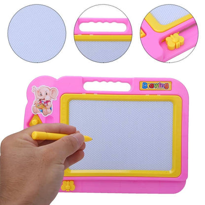 Magnetic Learning Drawing Board for Kids Erasable Doodle Pad with Pen,