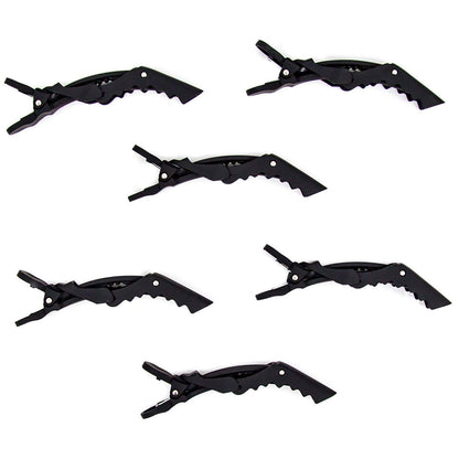 (Pack Of 6) Professional Hair Sectioning Crocodile Hairdressing Clips For Women