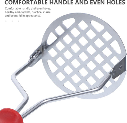 Potato Masher Stainless Steel Manual Kitchen Vegetable Ricer Fruit Banana Egg Crusher