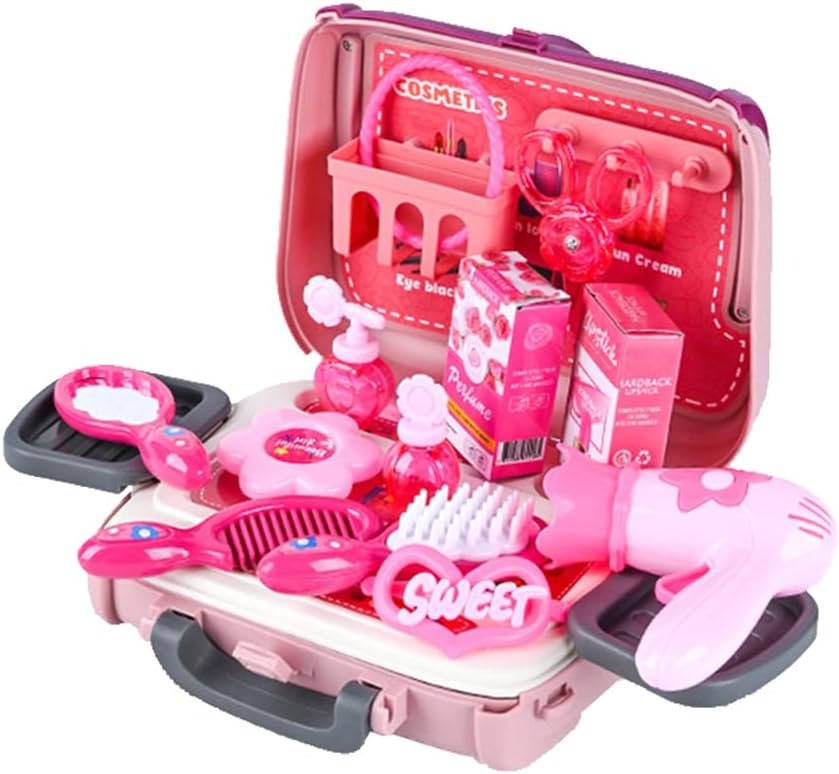 24 PCS Girls Fashion Beauty Salon Toys, Early Education Toys, Kids Makeup