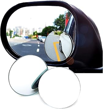 Pack of 2 PCs Round view mirror blind spot wide- angel lens