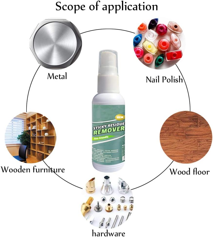 Sticky Stuff Remover Gel Spray, Portable Surface Safe Adhesive Remover, Ideal for