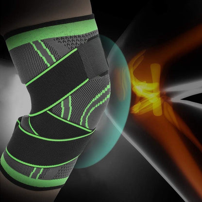 Knee Support Band for Pressure Weaving with 3D Weave Protection Against Injury