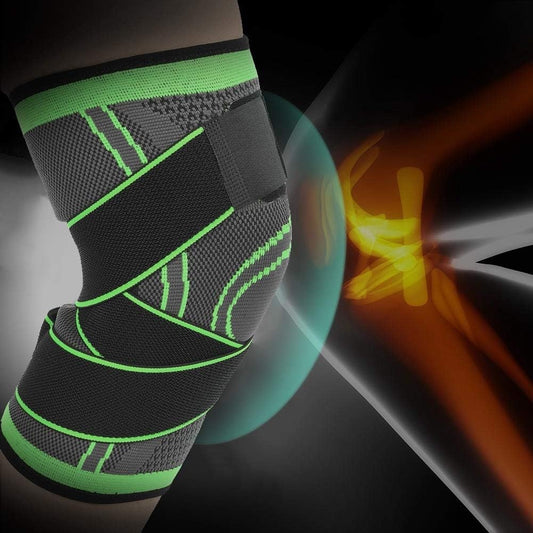 Knee Support Band for Pressure Weaving with 3D Weave Protection Against Injury