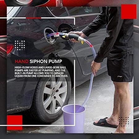 Multipurpose Liquid Transfer Pump | Portable Manual Oil, Water, Fuel Hand Transfer