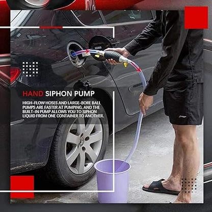 Multipurpose Liquid Transfer Pump | Portable Manual Oil, Water, Fuel Hand Transfer
