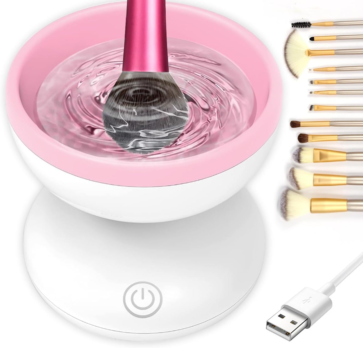 Makeup Brush Cleaner Machine, Electric Makeup Brush Cleaner(random color)