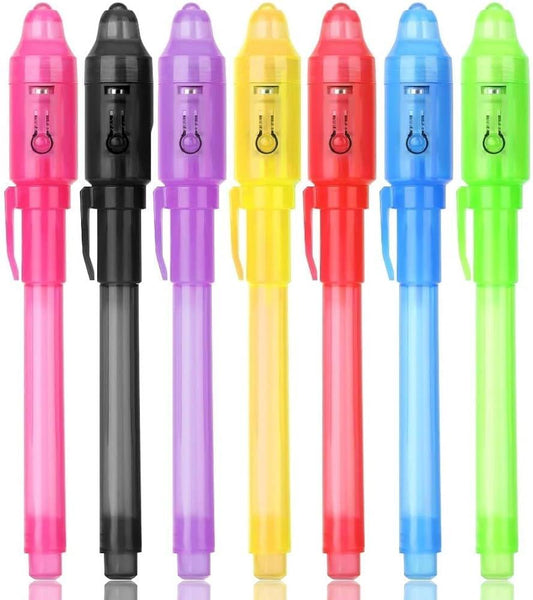 Secret Message Pen Invisible Colorless Ink or Spy Magic Pen with Uv